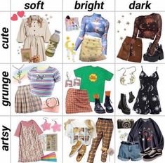 (9) Twitter Retro outfits, Aesthetic clothes, Fashion Style Chart Aesthetic, Style Aesthetics Types, Artsy Fashion Style, Gilmore Outfits, Soft Outfits, Wardrobe Aesthetic, Vetements Shoes, Moda Grunge, Aesthetic Types