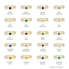 Make it your own. Choose a center stone to represent someone you love -- that includes you! A birthstone can correspond with a birth month or a zodiac sign. Made to order in 18K Yellow Gold 4 round brilliant diamonds, 0.28 cts 3.5 mm birthstone, 0.18 cts Half and quarter sizes are available. Please make a note at checkout. *final price will vary on center stone selection. Birth Stones, Zodiac Rings, Birth Month, How To Make Notes, Brilliant Diamond, Birthstone Ring, Round Brilliant, Zodiac Sign, Birthstone