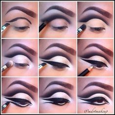 Eyeliner Idea, Double Eyeliner, Drag Queen Makeup, Queen Makeup, Makijaż Smokey Eye, Stage Makeup