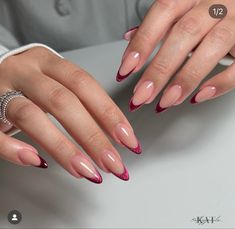 Nails Gel Nails, Simple Acrylic Nails, Blush Nails, Nails Gel