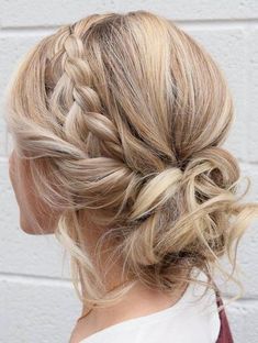 Easy Updos For Long Hair, Messy Updo, Vegan Hair, Hair 2018, Trendy Wedding Hairstyles, Braided Hairstyles For Wedding, Wedding Hairstyles Updo, Braided Hairstyles Easy