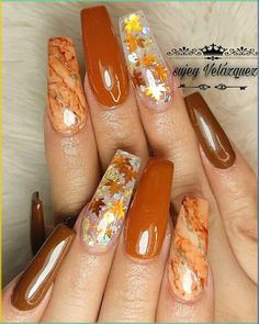 Nov Nails 2023, Nail Vanity, Fall Nail Art Ideas, Thanksgiving Nail Designs, Thanksgiving Nail Art, November Nails