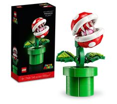 the lego plant has been designed to look like it's coming out of its box