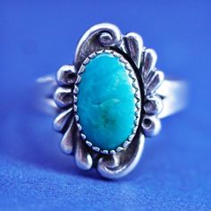 Size 7.25, Native American, southwestern bell trading post Sterling silver handmade ring with turquoise, stamped Sterling Sterling Silver Turquoise Rings With Concho Detail, Adjustable Stamped Turquoise Ring In Sterling Silver, Adjustable Stamped Sterling Silver Turquoise Ring, Sterling Silver Turquoise Concho Ring, Western Sterling Silver Turquoise Concho Ring, Western Sterling Silver Turquoise Ring With Patina, Southwestern Stamped Turquoise Ring, Western Style Stamped Turquoise Ring Gift, Southwestern Style Stamped Turquoise Ring As Gift