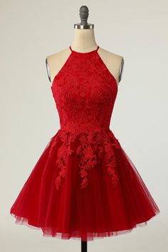 Red Lace Short Cocktail Semi Formal Prom Dress EN5707 Online Wedding Dress Shopping, Mini Homecoming Dress, Royal Blue Shorts, Lovely Partner, Cute Homecoming Dresses, Mini Homecoming Dresses, Red Homecoming Dresses, Dress Occasion, Short Homecoming Dress