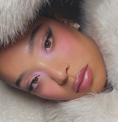 Icy Makeup, Pink Makeup Look, Makeup Winter, Icy Pink, Bold Eye Makeup, Makeup Icons, Glamorous Makeup, Stunning Makeup, Elegant Makeup