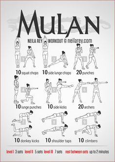 a poster showing how to do mulan with the instructions for each step in this exercise