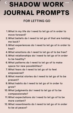 Letting Go Shadow Work, Shadow Work For Letting Go, Shadow Work Journal Prompts Heartbreak, Feminine Journal Prompts, Relationship Reflection, Shadow Journaling, Shadow Work Spiritual