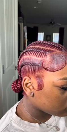 Edges Hair, Stitch Braids, Pretty Braided Hairstyles, Natural Curls Hairstyles, Pretty Hair Color