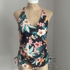 Reposhing This Item I Purchased From @Jsummer76. Loved It, But Ready To Rotate For Something New. Questions? Leave A Comment Below! Black Summer Tankini With Tropical Print, Black Tropical Print Summer Tankini, Summer Floral Print Pool Tops, Summer Floral Print Top For Pool, Black Tropical Print Tankini For Summer, Casual Stretch Tankini With Floral Print, Black Floral Print Beachwear Tops, Casual Black Tankini For Spring, Pink Summer Tankini With Tropical Print