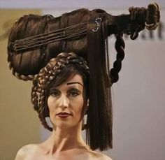 Weird Haircuts, Easy Hairstyles Quick, Bad Haircut, Wacky Hair, Hair Shows, Crazy Hair Days, Unique Hairstyles, Bad Hair Day, Crazy Hair