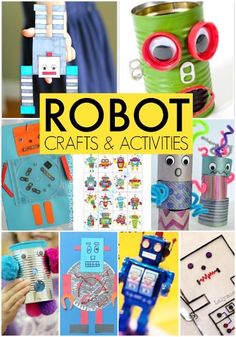 Robot crafts and activities for kids Robot Activities, Robot Crafts, Crafts And Activities For Kids