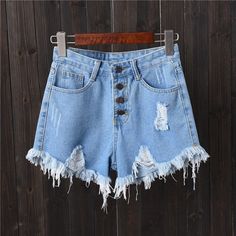 Vintage Ripped Hole Fringe 5 Colors Denim Shorts







Size Chart (cm)

1 cm = 0.39 inch, 1 inch = 2.54 cm

Error Rang： 1-3 cm / 1 inch

Please kindly compare the following detail sizes with yours before order.

















US Size

Waist

Hip

Pants Length

Thigh





S

65

92

29

56





M

69

94

30

58





L

72

98

31

60





XL

76

102

32

62





XXL

80

104

33

64





XXXL

84

108

34

66





4XL

88

114

35

68





5XL

91

118

36

70 Damage Jeans, Jeans For Woman, Korean Jeans, Mini Denim Shorts, Casual Denim Shorts, Denim Decor, Ripped Jean Shorts, Ripped Denim Shorts, Short Denim