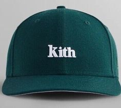 Kith for New Era Serif Dodgers Cap - 7 1/2 (*New)  | eBay Fitted Casual Baseball Cap With Embroidered Logo, Fitted Snapback Baseball Cap With Embroidered Logo, Green Classic Baseball Cap With Embroidered Logo, Classic Green Baseball Cap With Embroidered Logo, Serif Logo, Logo Pattern, New Era 59fifty, Low Profile, Fabric Material