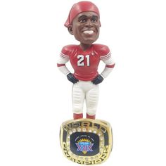 a bobble head with a football player on it