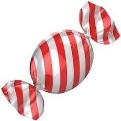 three red and white striped candy lollipops