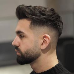 Faded Hair And Beard Style, Best Short Hairstyles For Men With Beard, Haircut For Groom, Barber Beard Style, Beard Hairstyles For Men, Man Haircut With Beards, New Haircut 2024, Mens New Hairstyles, Mens Beard Fade