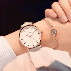 Item Type: Wristwatch Movement: Quartz Display Type: Analog Material: Stainless Steel, Leather, Glass Case Shape: Round Clasp Type: Buckle Waterproof Resistance Depth: 3 Bar Case Diameter: 4 cm / 1.57 inch Case Thickness: 0.8 cm / 0.31 inch Band Length: 23 cm Band Width: 2 cm / 0.79 inch Package Dimensions: 10 x 5 x 5 cm / 3.94 x 1.97 x 1.97 inch Package Weight: 0.05 kg / 0.11 lbs Package Includes One Wristwatch Best Looking Watches, Swiss Army Watches, Watches Luxury, Women Watches, Women's Watches, Stylish Watches, Watches Women Fashion, Casual Watches, Watch Gifts