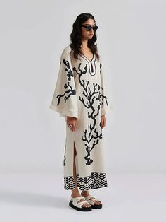 Luxury Long Satin Abaya, Luxury Casual Kaftan, Luxury Ceremonial Kaftan For Transitional Seasons, Luxury Printed Dresses For Vacation, Luxury Tunic Dress With Digital Print, Luxury Patterned Dresses For Vacation, Luxury Summer Long Kaftan, Luxury Spring Long Dress Kaftan, Luxury Chic Printed Maxi Dress