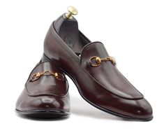 Luxury Slip-on Wingtip Loafers, Burgundy Slip-on Loafers For Business, Luxury Burgundy Men's Loafers, Luxury Brogue-detailed Plain Toe Loafers, Mens Casual Leather Shoes, Mens Loafers Shoes, Usa Shoes, Luxury Masculine Slip-on Loafers, Burgundy Shoes