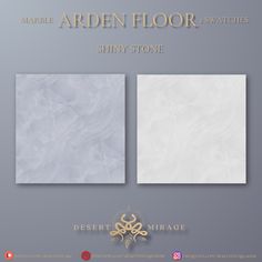 the marble floor and wall tiles are shown in three different colors, one is white