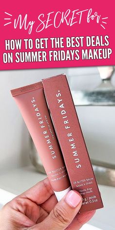 Want to snag the best deals on Summer Fridays makeup? 💄✨ Discover insider tips and tricks to get your hands on their top-selling products at unbeatable prices! 🛍 From exclusive sales to hidden discounts, this guide has it all! Don’t miss out on these beauty steals! 💖 #SummerFridays #MakeupDeals #BeautySteals #MakeupLover" Black Friday Ads, Cheap Gift, Makeup Deals, Back To School Deals, Budget Tips, Extreme Couponing, Back To School Sales, The Best Summer, Lip Butter