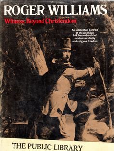 the cover of roger williams's book, witnesses beyond christendon