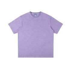 Basic Washed Cotton Drop Shoulder T-shirt Basic Acid Wash Cotton T-shirt, Purple Relaxed Fit Soft-washed T-shirt, Soft-washed Purple T-shirt Relaxed Fit, Purple Soft-washed Relaxed Fit T-shirt, Lavender Relaxed Fit Cotton T-shirt, Lavender Cotton T-shirt With Relaxed Fit, Basic Lavender Cotton Top, Cotton Lavender T-shirt For Streetwear, Lavender Cotton T-shirt For Streetwear