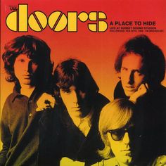 the doors album cover with three men in front