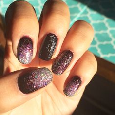 Purple and silver holo gradient Purple And Silver