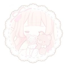 a drawing of a girl holding a teddy bear