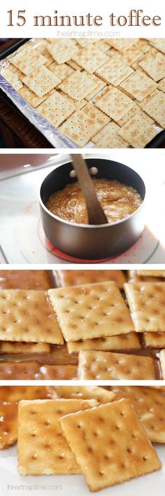 an image of crackers being made with peanut butter