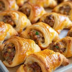 some tasty looking pastries are on a tray