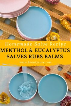 Meet the dynamic duo: menthol and eucalyptus! This powerful combo is perfect for clearing your sinuses and soothing sore muscles. Whether in a balm or an oil, it's your go-to for instant relief and relaxation. #BreatheEasy #NaturalRelief Sleep Balm, Homemade Muscle Rub, Sore Muscle Salve, Tallow Balm Recipe, Healing Balm Recipe, Foot Balm Recipe, Homemade Salve Recipes, Pain Relief Salve