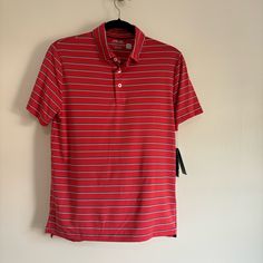 Rlx Ralph Lauren Boys Golf Wicking Polo Lrg. Nwt. Red/Orange Striped. Amazing! Converse Sweatshirt, Boys Golf, Boys Stripes, Ralph Lauren Boys, Adidas Sweatshirt, White Polo, Orange Fashion, Ralph Lauren Shirt, Golf Shirts