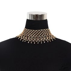 Bjux - Diseño de aleación de sentido con diamantes de imitación collar de malla gota accesorios banquete collar Nightclub Party, Drop Necklace, Accessories Necklace, Chain Styles, Bling Bling, Party Decor, Style Fashion, Jewelry Accessories, Jewelry Necklaces