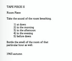 the instructions for how to use tape piece ii