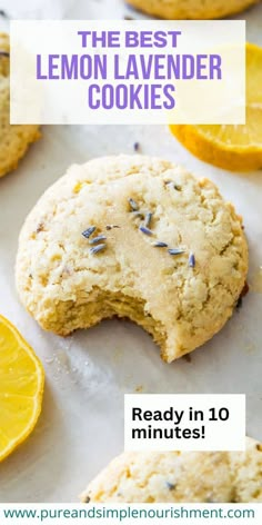 the best lemon lavender cookies ready in 10 minutes