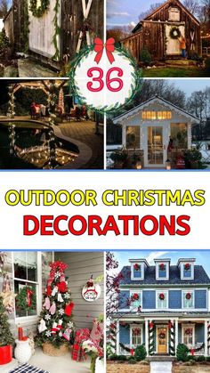 Outdoor Decor Christmas Diy, Christmas Ideas Wishlist, Outdoor Christmas Decor Ideas, Outdoor Christmas Decoration Ideas, Yard Diy, Outdoor Christmas Decor, Christmas Decoration Ideas, Christmas Front Doors, Yard Lights