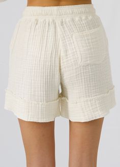 The Resort cotton shorts made of raw cotton are a new feeling of comfort. So soft and comfortable you`ll want to wear it every day. High-waisted wide shorts with back pockets and a comfortable elastic waist. The detail on the bottom of the legs brings a sense of Boho style. Interwoven with fine details, it exudes a luxurious style. 100% muslin cotton Sustainably made in Bosnia & Herzegovina Wide Shorts, Cotton Shorts Women, Bosnia Herzegovina, Linen Wrap Dress, Woman Silhouette, Linen Skirt, Muslin Cotton, Linen Dress, Wrap Skirt