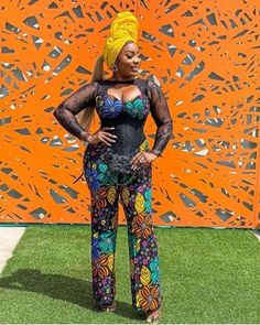 Formal Event Jumpsuit For Ladies Ankara Lace Jumpsuit Styles, Trendy Ankara Jumpsuit Styles, Ankara Corset Jumpsuit Outfit, Jumpsuit For Ankara, Corset Jumpsuit Ankara, Ankara Trouser Styles For Ladies, Jumpsuit Outfit Ankara Style, Ankara Up And Down Trouser For Ladies, Ankara Corset Top And Trouser