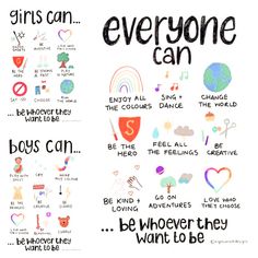 some type of poster that says girls can be awesome and other things to do with them