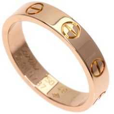 Used Cartier Love Ring #49 Ring, K18 Pink Gold, Women's Cartier (Sku: Gzl13g5z) === General === Brand : Cartier === Design === Type : Band Ring Gender : Women Color : Pink Gold Material : Pink Gold (18k) === Size === Other Size : 9 === Included Items === Accessories : None Accessories Notice : Before Purchasing, Please Refer To The Images Of The Accessories Included With The Item. === Condition === Condition : Used (Very Good) Ranking : Rank A Used - A Few Traces Of Usage, Some Scratches / Dirt Jewelry Cartier, Cartier Love Ring, Cartier Jewelry, Cartier Love, Cartier Ring, Love Ring, Woman Colour, Gold Material, Pink Gold