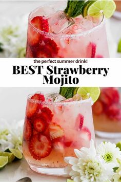 the perfect summer drink best strawberry mojito