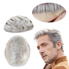 Free Hair Styles, Realistic Face, Hair Unit, Mens Toupee, Hair Replacement Systems, Hair Toupee, Body Suits, Mens Hair, Hair Replacement