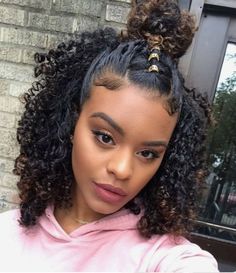 Mixed Race Hairstyles, Mixed Girl Hairstyles, Trendy We Fryzurach, Biracial Hair, Mixed Curly Hair, Mixed Hair, Pinterest Hair, Natural Hair Styles Easy, Curly Girl Hairstyles