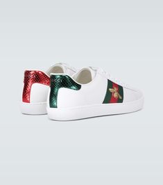 Casual Gucci Sneakers With Leather Sole, Gucci Leather Sneakers With Perforated Toe Box, Gucci Leather Sneakers With Perforations, Gucci Low-top Sneakers With Leather Sole, Gucci Leather Sneakers With Logo, Gucci Men Shoes Sneakers, Gucci Low-top Sneakers With Textured Sole, Gucci Leather Sneakers With Embroidered Logo, Gucci Low-top Sneakers With Perforated Toe Box