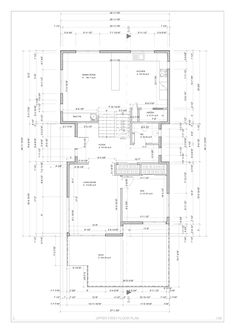 the floor plan for a house that is being built in an area with no walls