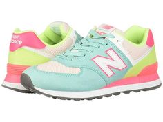 New Balance Classics WL574 Summer Sport Athletic Outfit Summer, 574 New Balance, Bridal Sandals Heels, Dream Sneakers, Sandals Ideas, Heels Design, Sandals Design, Womens New Balance, New Balance Classics