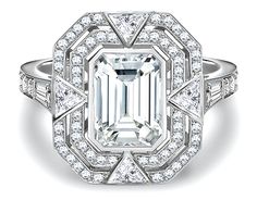 Designing your own engagement ring – the dos and the don’ts Emma Hughes, Jewellery Luxury, Emerald Cut Diamond Ring, Bespoke Engagement Ring, Diamond Solitaire Ring, Aquamarine Engagement Ring, Engagement Style, Crystal Jewellery, Emerald Cut Diamond